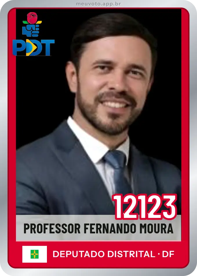 Carta de Professor Fernando Moura, número 12123, PDT