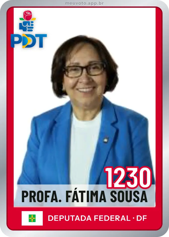 Carta de Profa. Fátima Sousa, número 1230, PDT