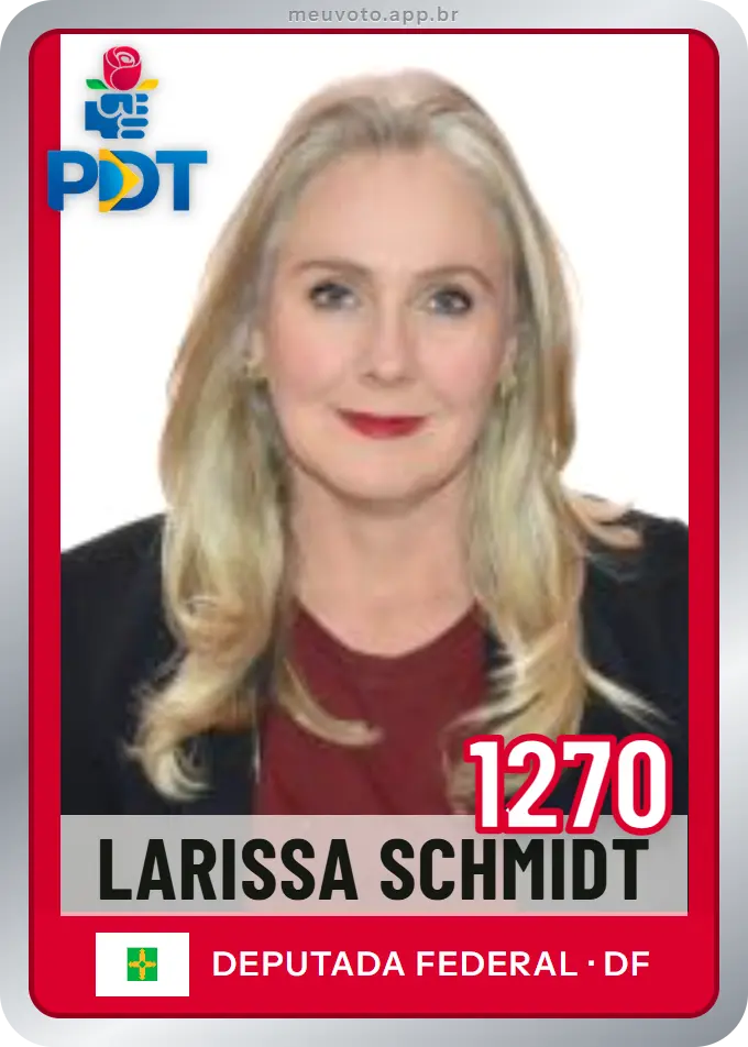 Carta de Larissa Schmidt, número 1270, PDT