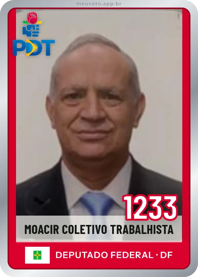 Carta de Moacir Coletivo Trabalhista, número 1233, PDT