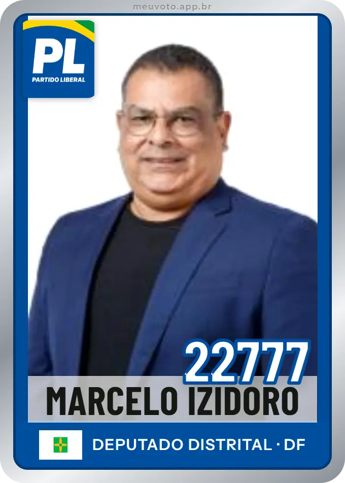 Carta de Marcelo Izidoro, número 22777, PL