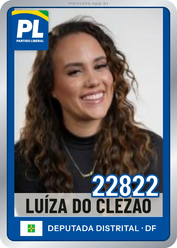 Carta de Luíza do Clezão, número 22822, PL