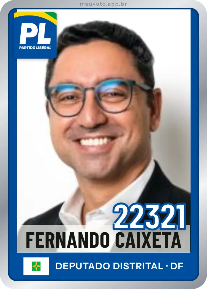 Carta de Fernando Caixeta, número 22321, PL