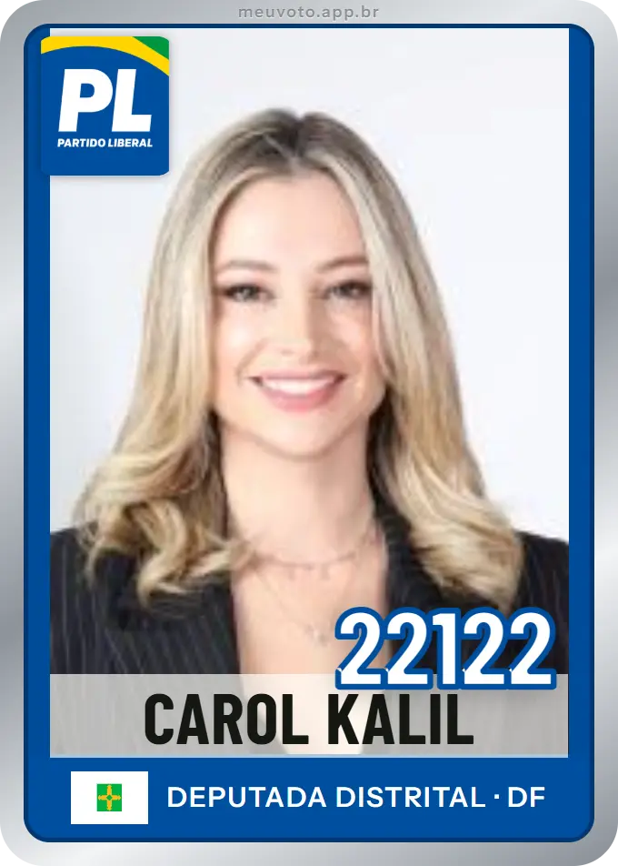 Carta de Carol Kalil, número 22122, PL