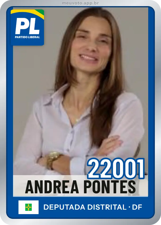 Carta de Andrea Pontes, número 22001, PL