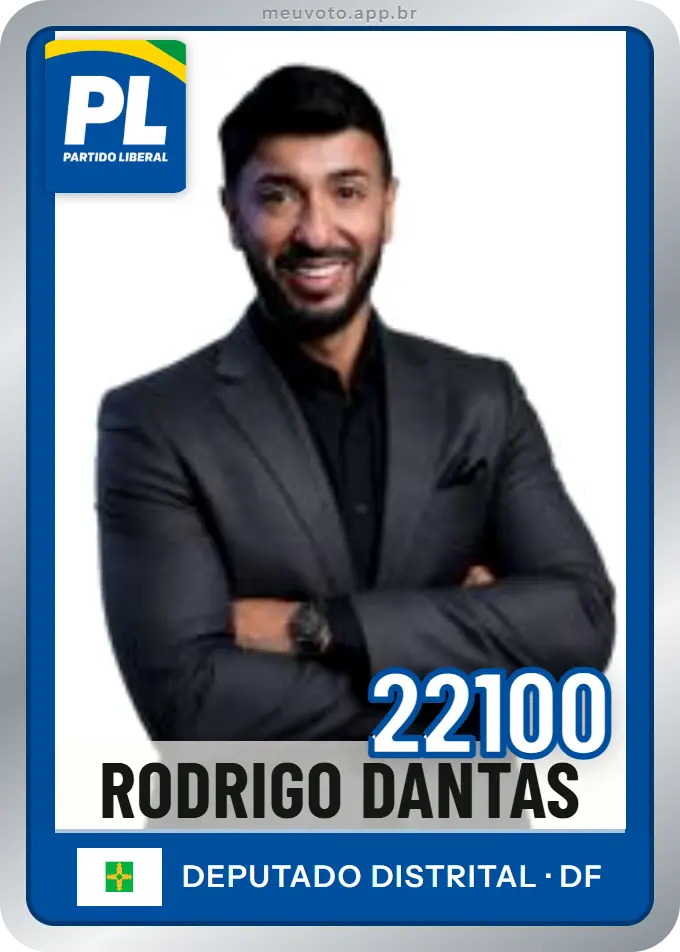 Carta de Rodrigo Dantas, número 22100, PL