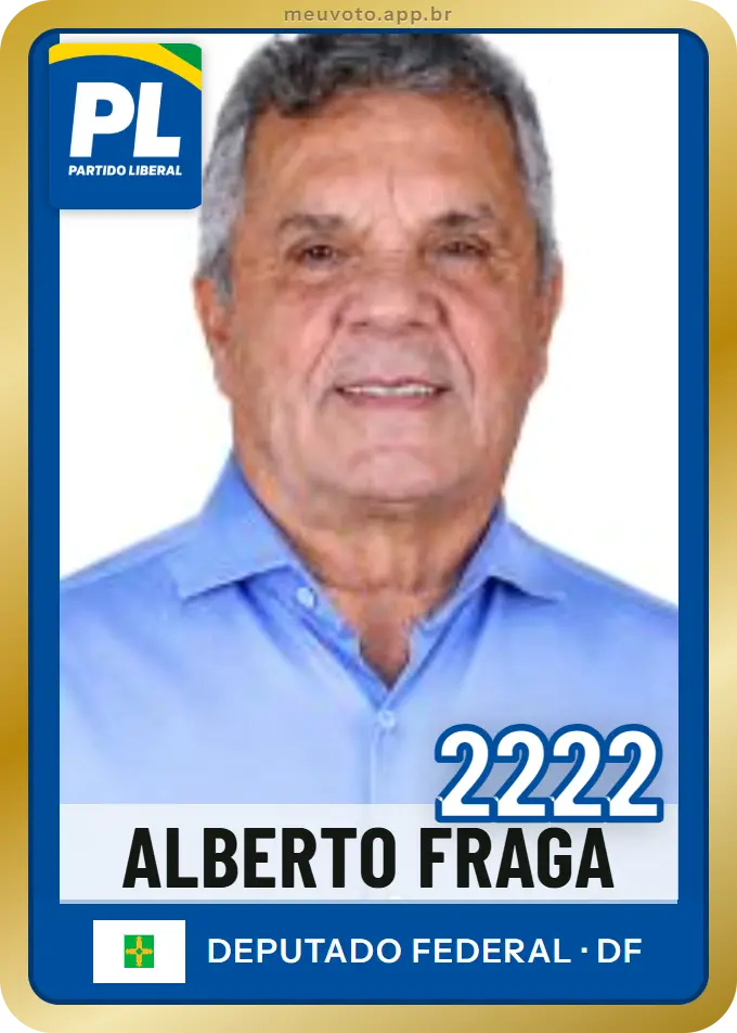 Carta de Alberto Fraga, número 2222, PL