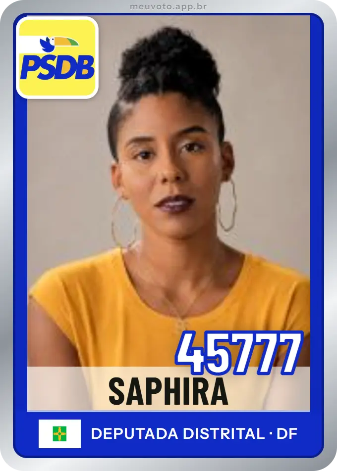 Carta de Saphira, número 45777, PSDB