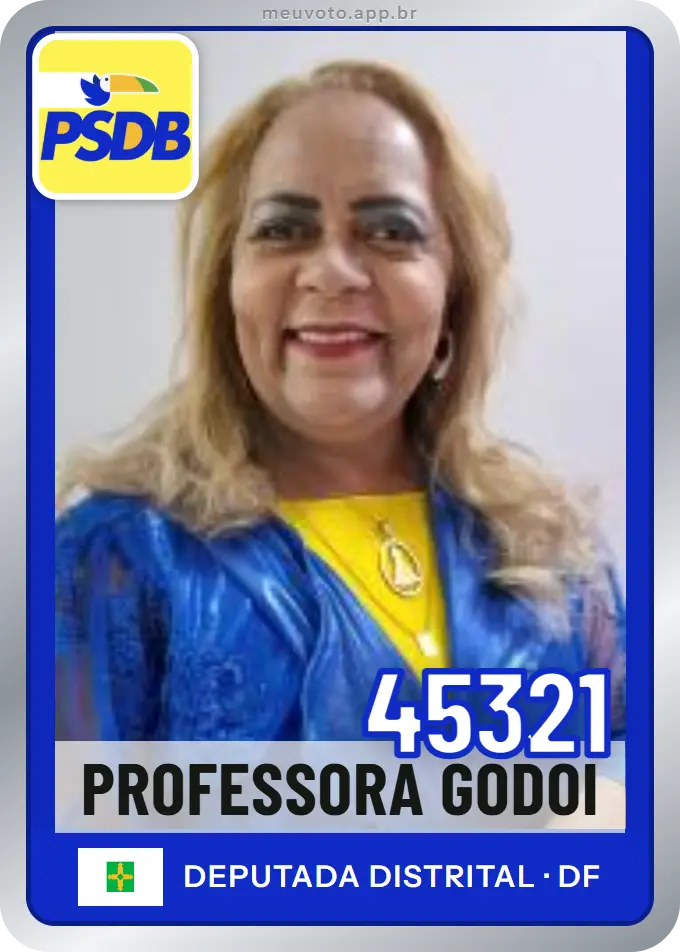 Carta de Professora Godoi, número 45321, PSDB