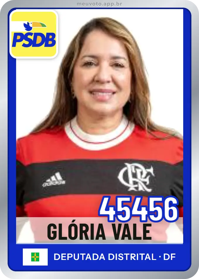 Carta de Glória Vale, número 45456, PSDB