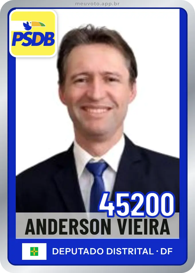 Carta de Anderson Vieira, número 45200, PSDB