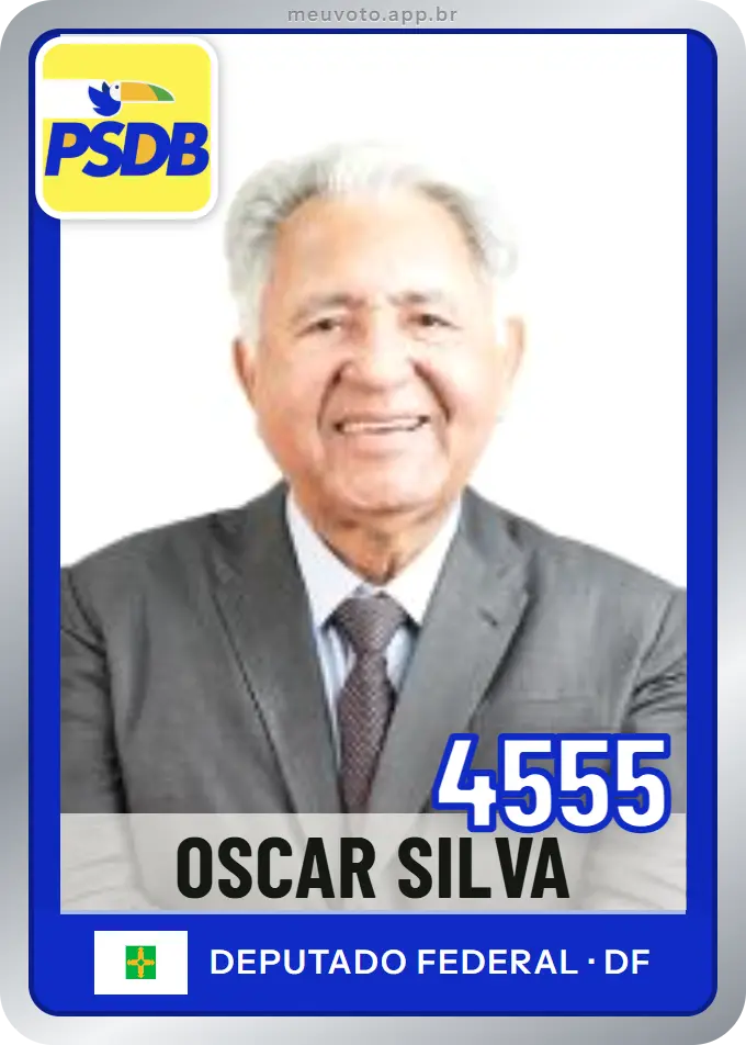 Carta de Oscar Silva, número 4555, PSDB