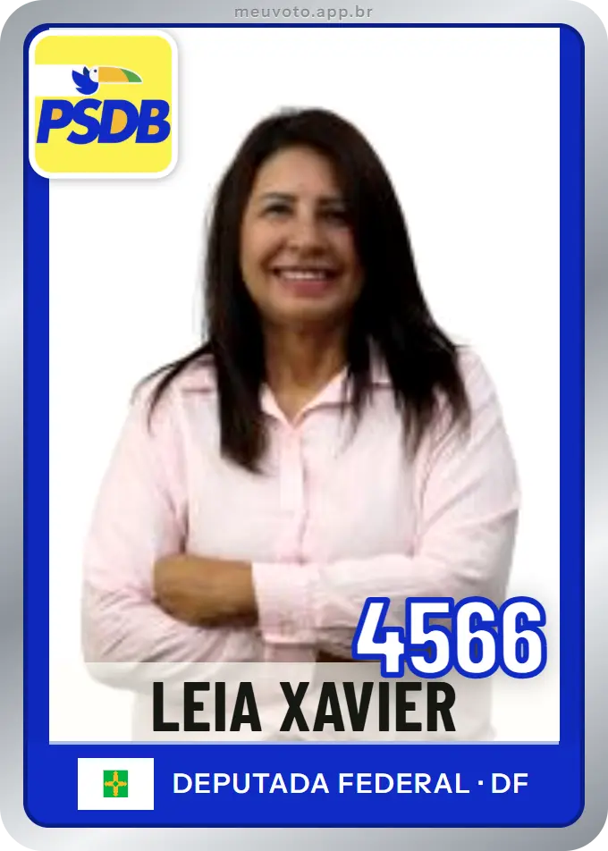 Carta de Leia Xavier, número 4566, PSDB