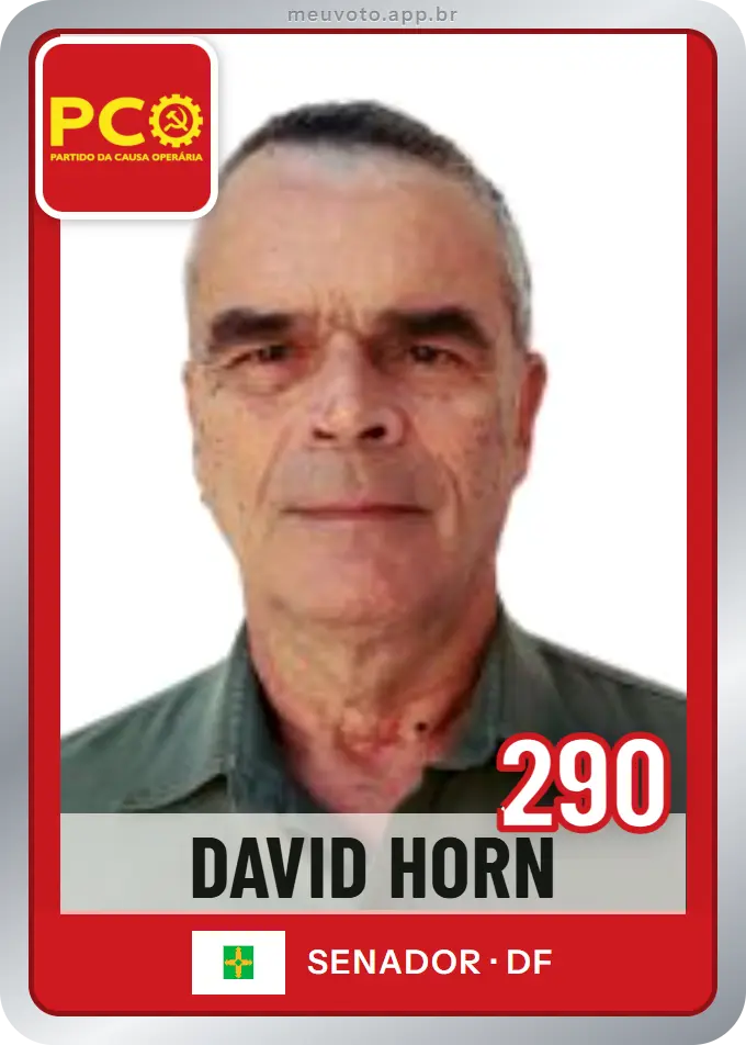 Carta de David Horn, número 290, PCO