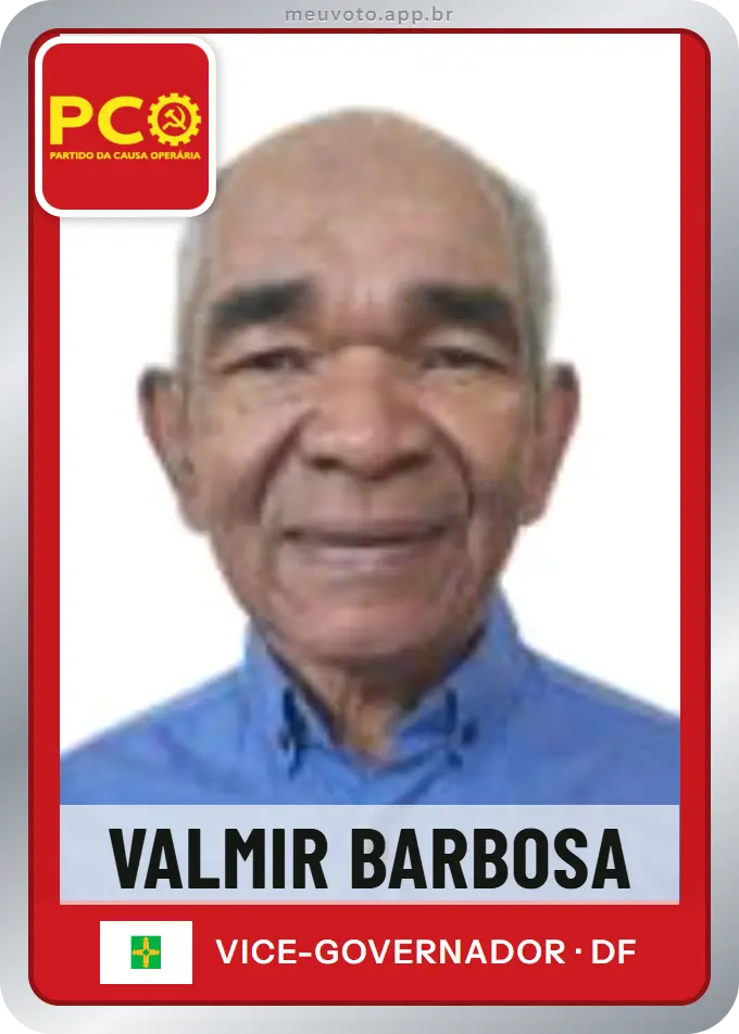 Carta de Valmir Barbosa, PCO