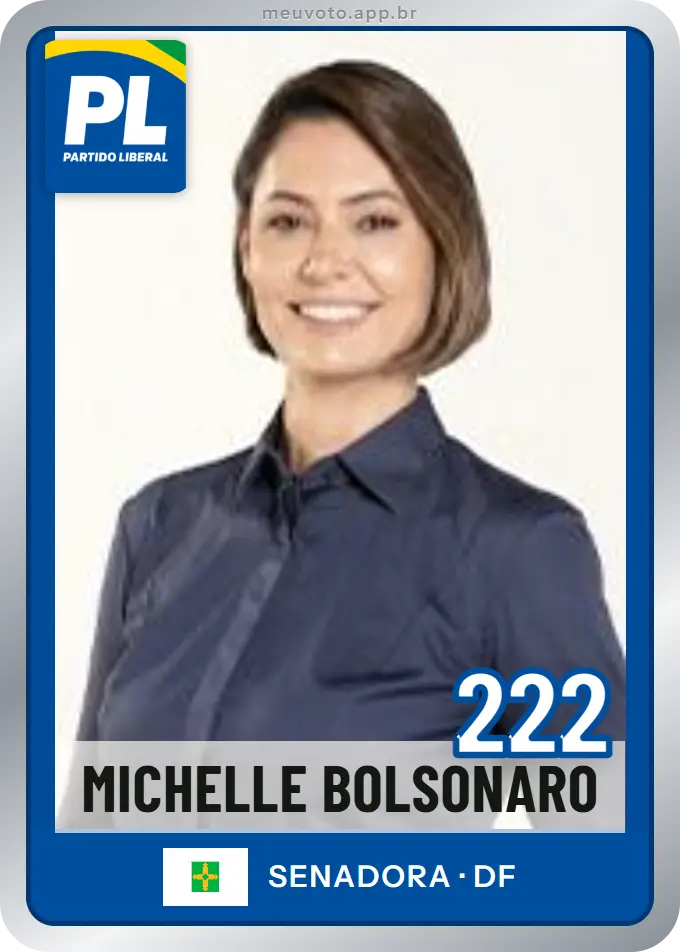 Carta de Michelle Bolsonaro, número 222, PL