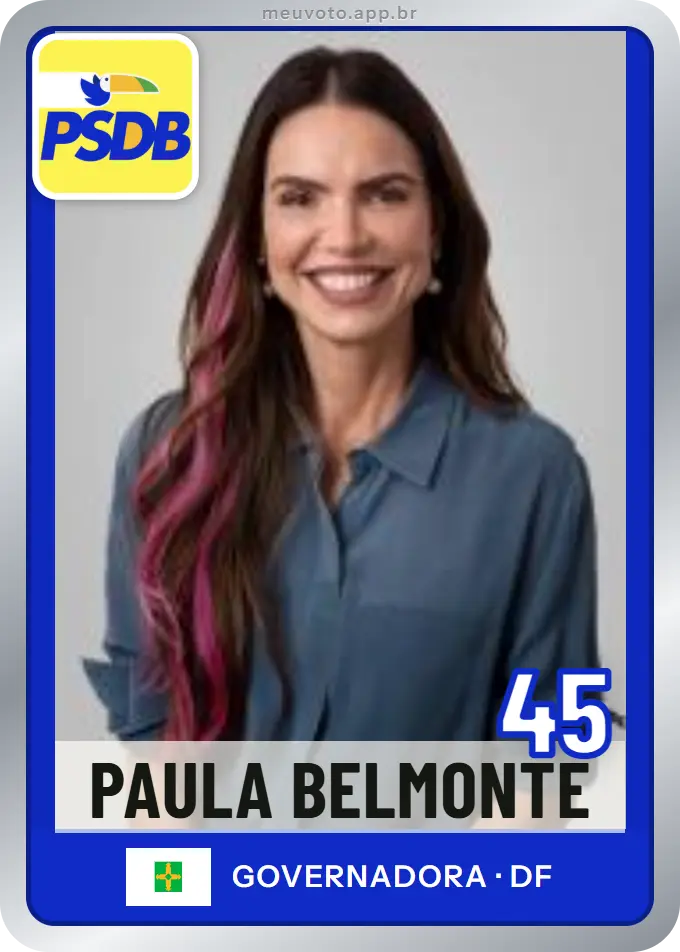 Carta de Paula Belmonte, número 45, PSDB