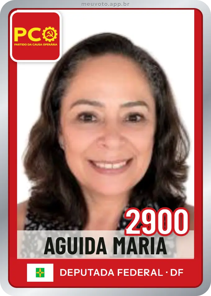 Carta de Aguida Maria, número 2900, PCO