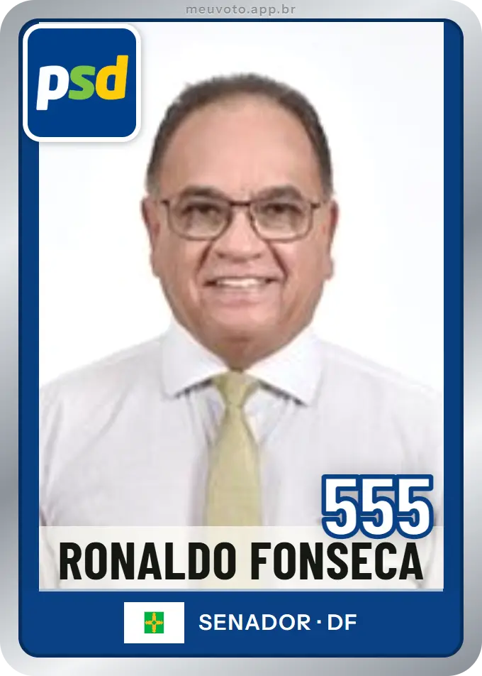 Carta de Ronaldo Fonseca, número 555, PSD