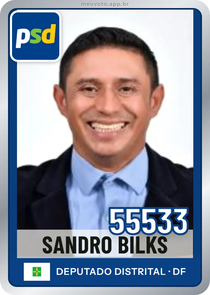 Carta de Sandro Bilks, número 55533, PSD
