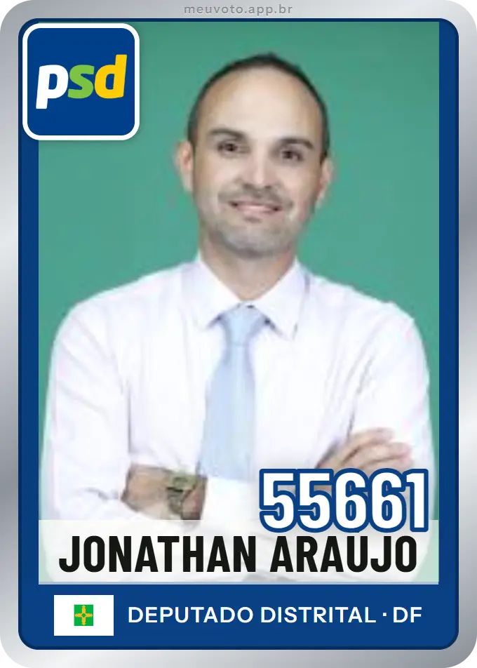 Carta de Jonathan Araújo, número 55661, PSD