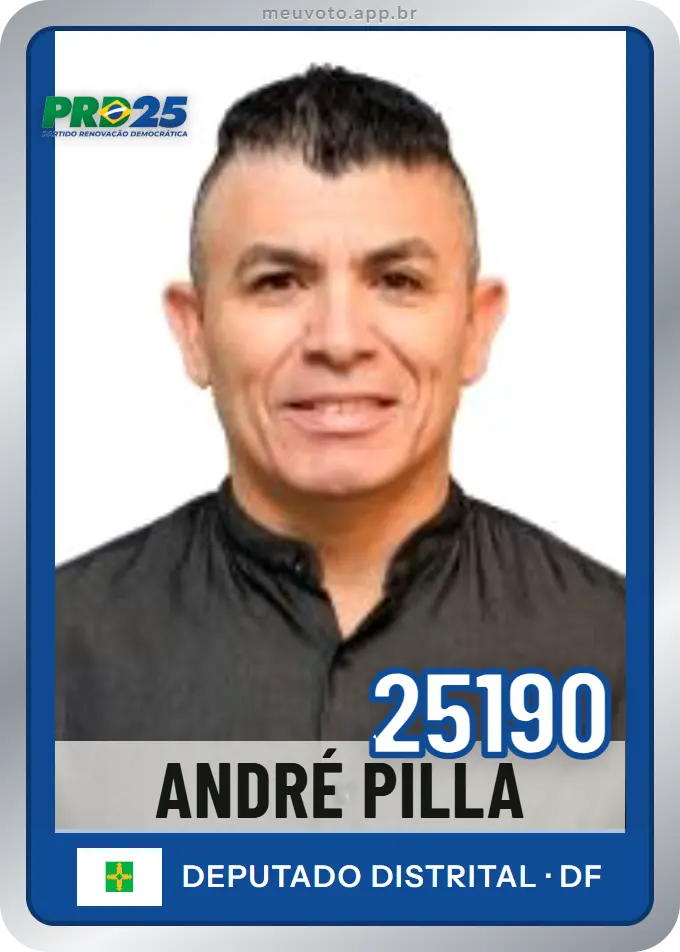 Carta de André Pilla, número 25190, PRD
