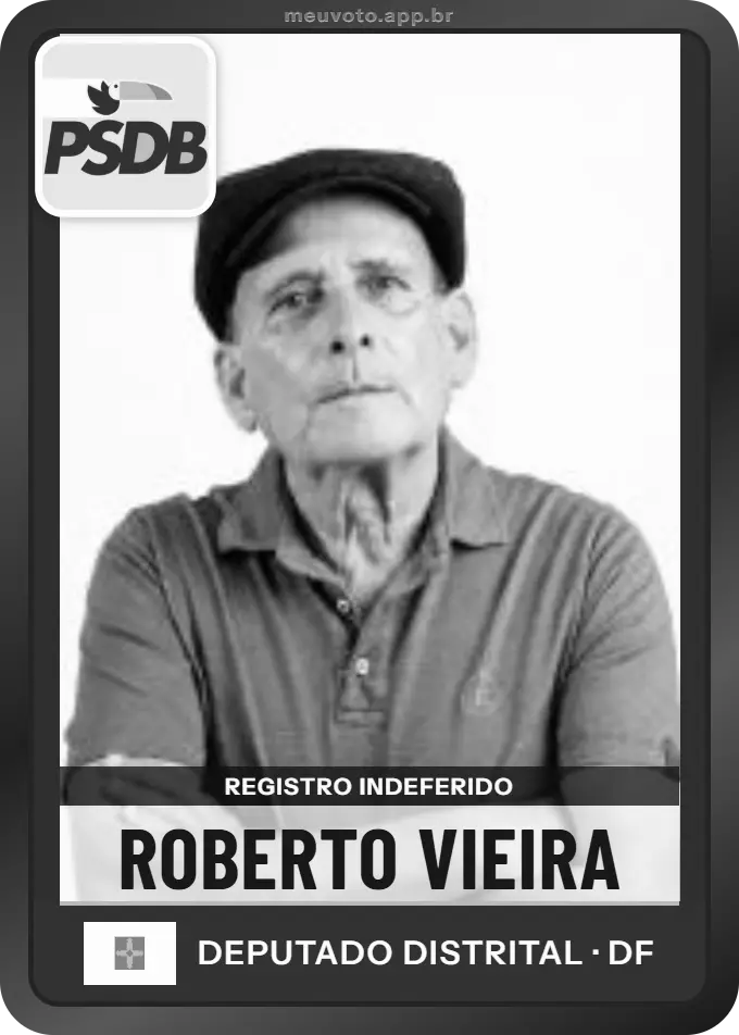 Carta de Roberto Vieira, PSDB. Teve o registro indeferido pelo TSE e não vai à urna.