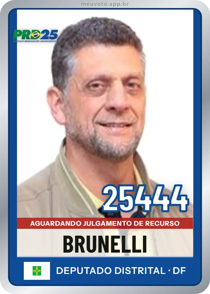 Carta de Brunelli, número 25444, PRD