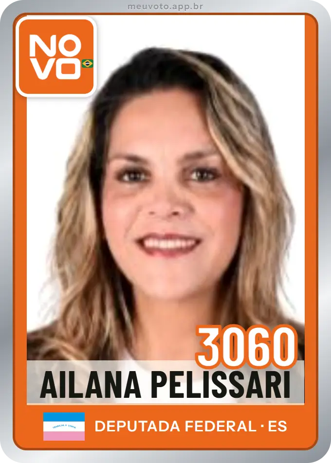 Carta de Ailana Pelissari, número 3060, Novo