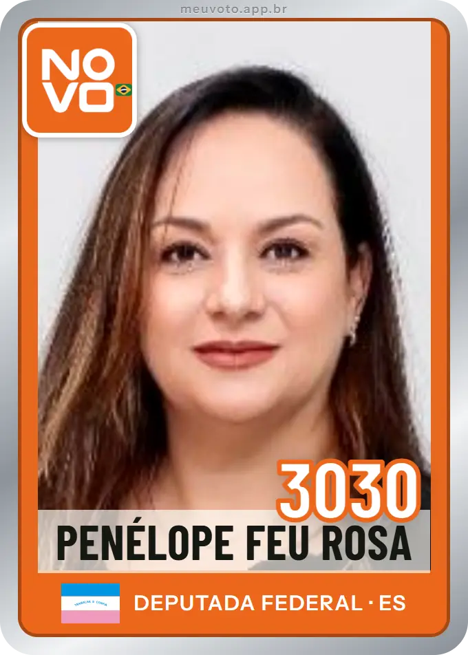 Carta de Penélope Feu Rosa, número 3030, Novo