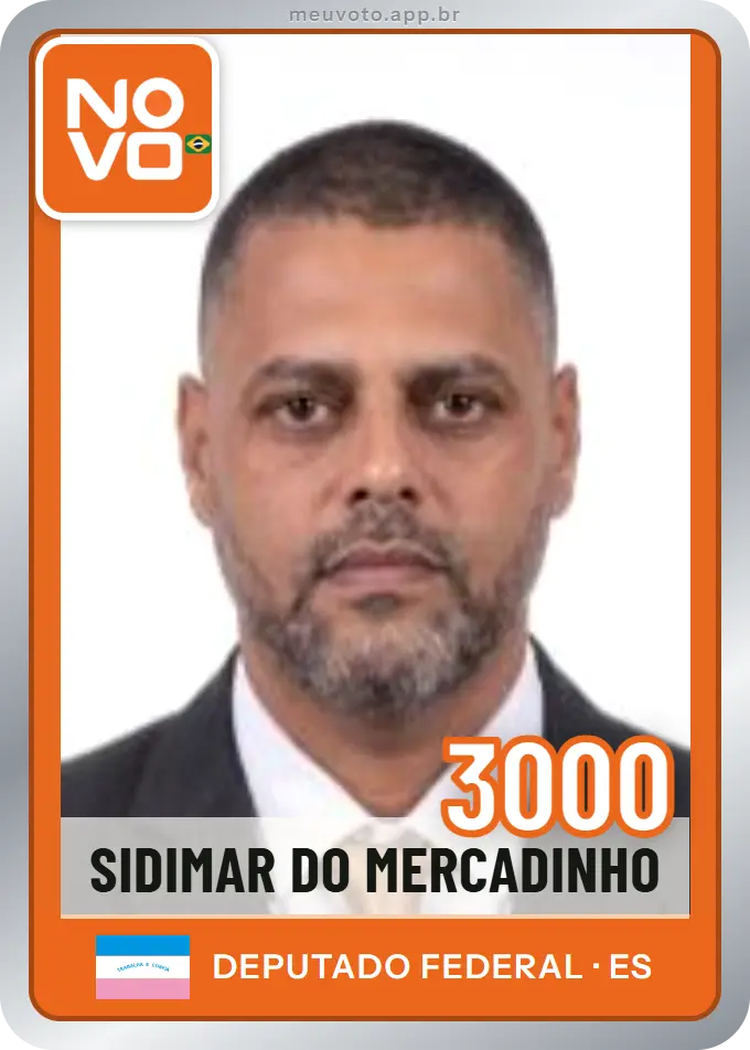 Carta de Sidimar do Mercadinho, número 3000, Novo