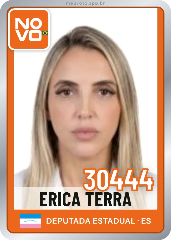 Carta de Erica Terra, número 30444, Novo