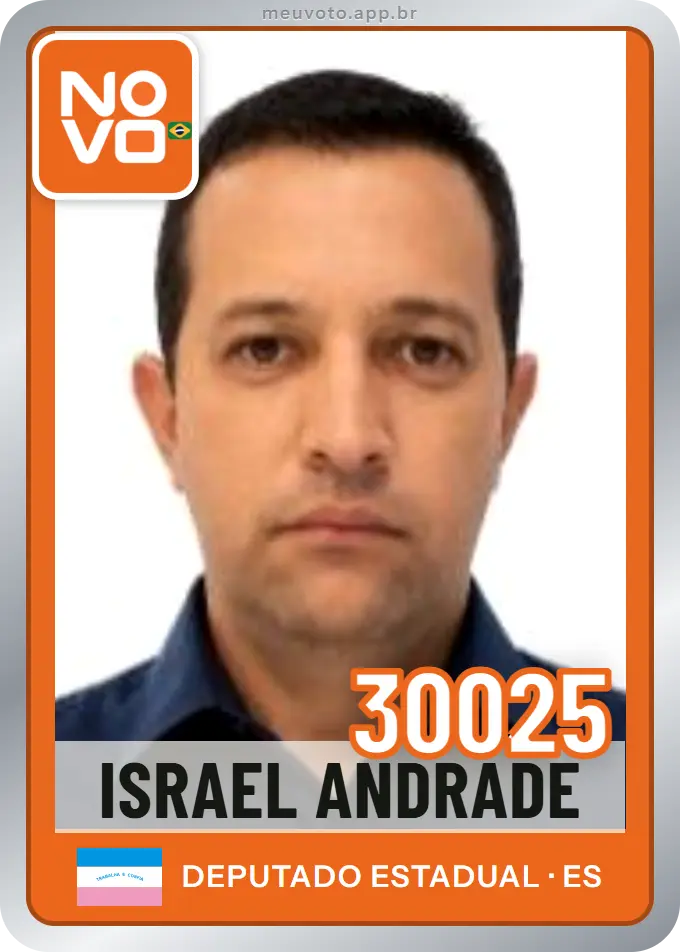 Carta de Israel Andrade, número 30025, Novo