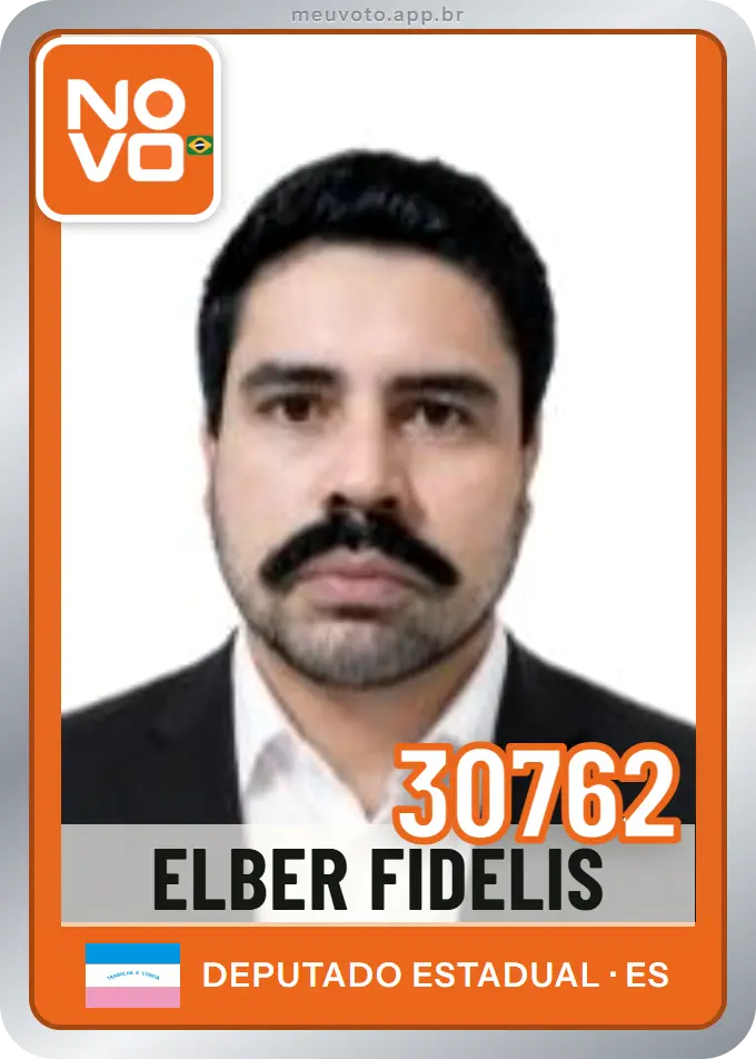Carta de Elber Fidelis, número 30762, Novo