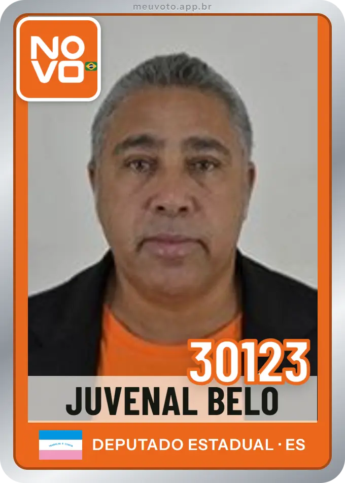 Carta de Juvenal Belo, número 30123, Novo