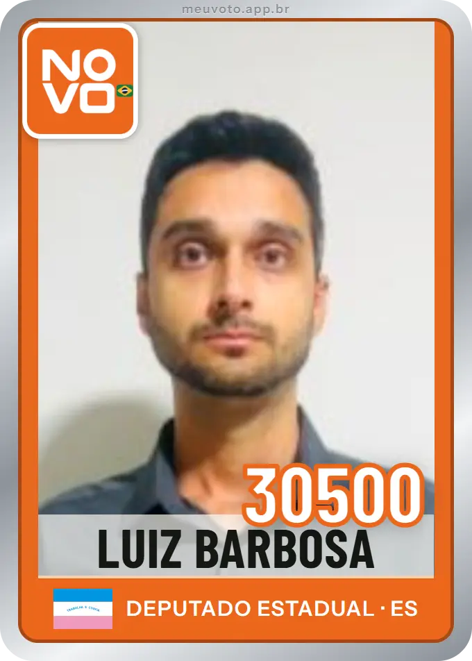 Carta de Luiz Barbosa, número 30500, Novo