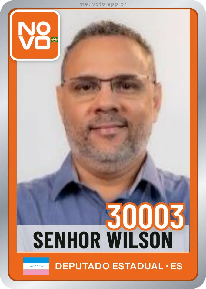 Carta de Senhor Wilson, número 30003, Novo