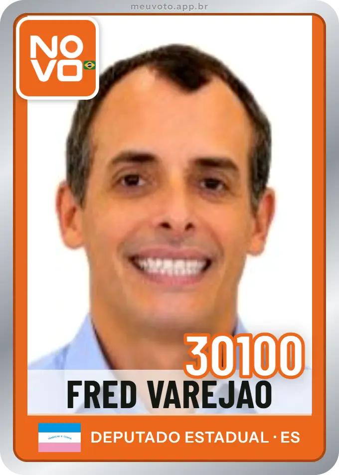 Carta de Fred Varejão, número 30100, Novo
