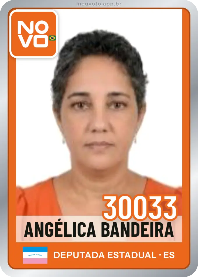 Carta de Angélica Bandeira, número 30033, Novo
