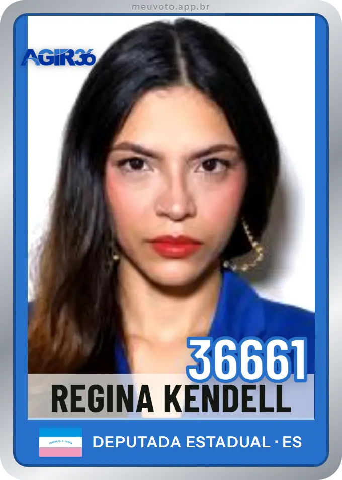 Carta de Regina Kendell, número 36661, Agir