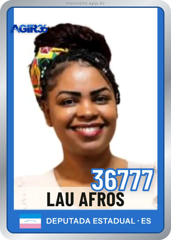 Carta de Lau Afros, número 36777, Agir