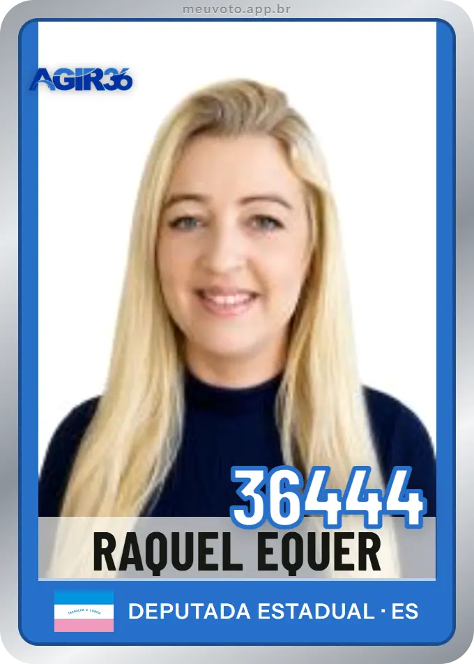 Carta de Raquel Equer, número 36444, Agir