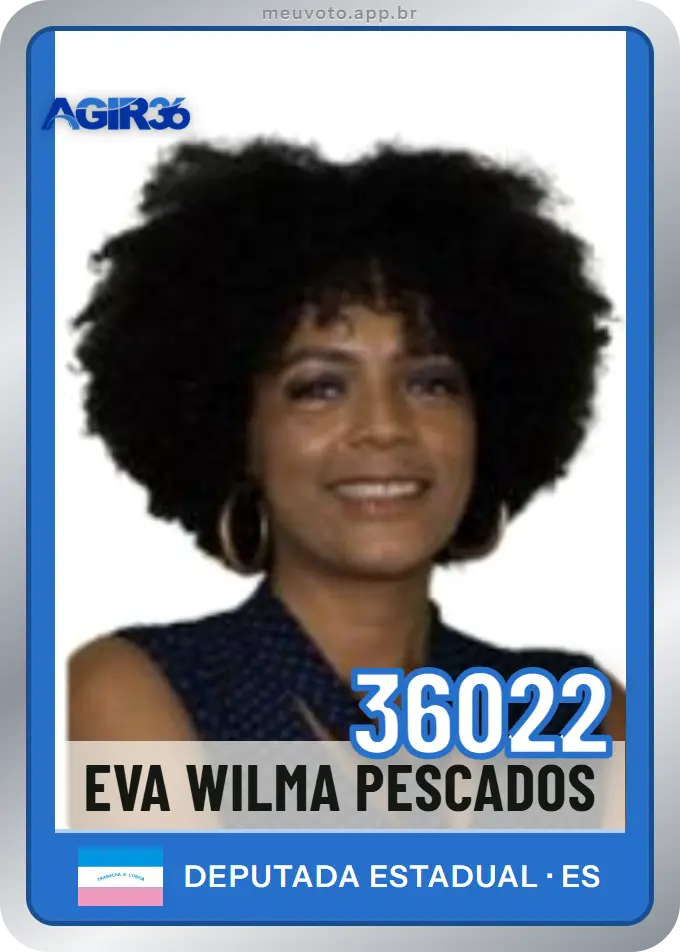 Carta de Eva Wilma Pescados, número 36022, Agir