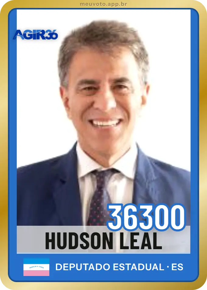 Carta de Hudson Leal, número 36300, Agir