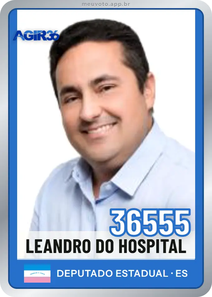 Carta de Leandro do Hospital, número 36555, Agir