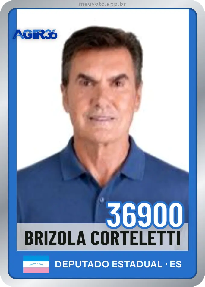 Carta de Brizola Corteletti, número 36900, Agir