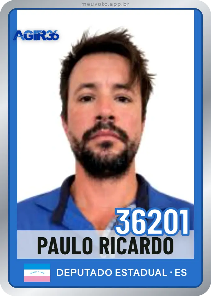 Carta de Paulo Ricardo, número 36201, Agir