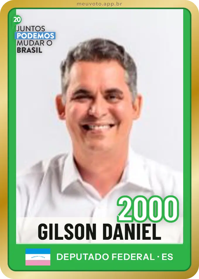 Carta de Gilson Daniel, número 2000, Podemos