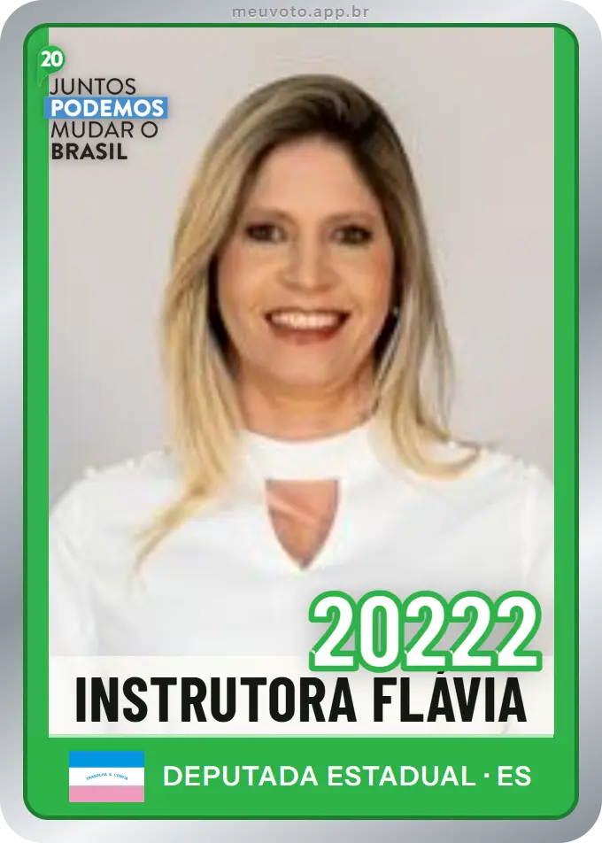 Carta de Instrutora Flávia, número 20222, Podemos