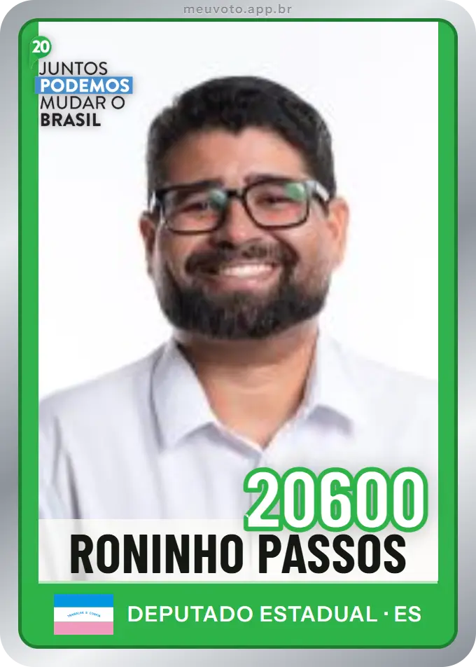 Carta de Roninho Passos, número 20600, Podemos